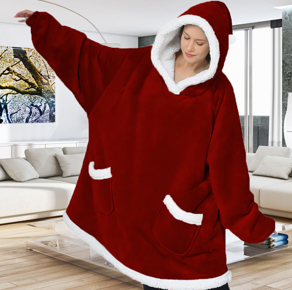 Pulover uriaș din plaid ultra confortabil pentru o relaxare totală